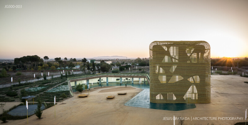 Vegas Altas Congress and Exhibition Center, Villanueva de la Serena (Spain). Pancorbo, De Villar, Chacón, Martín. Photograph by Jesús Granada.