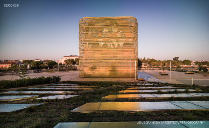 Vegas Altas Congress and Exhibition Center, Villanueva de la Serena (Spain). Pancorbo, De Villar, Chacón, Martín. Photograph by Jesús Granada.