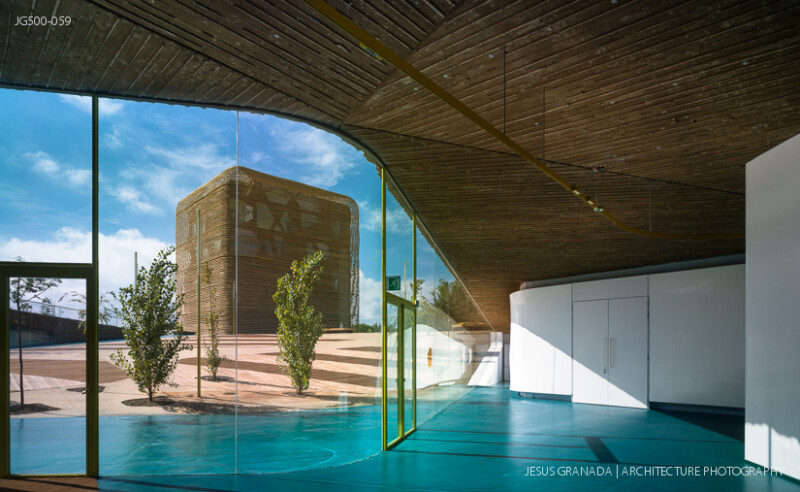 Vegas Altas Congress and Exhibition Center, Villanueva de la Serena (Spain). Pancorbo, De Villar, Chacón, Martín. Photograph by Jesús Granada.