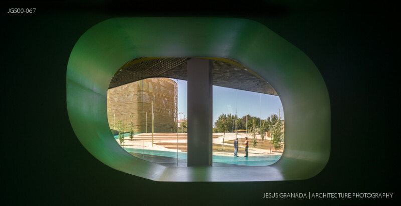 Vegas Altas Congress and Exhibition Center, Villanueva de la Serena (Spain). Pancorbo, De Villar, Chacón, Martín. Photograph by Jesús Granada.