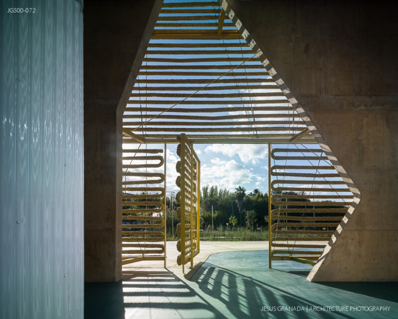 Vegas Altas Congress and Exhibition Center, Villanueva de la Serena (Spain). Pancorbo, De Villar, Chacón, Martín. Photograph by Jesús Granada.