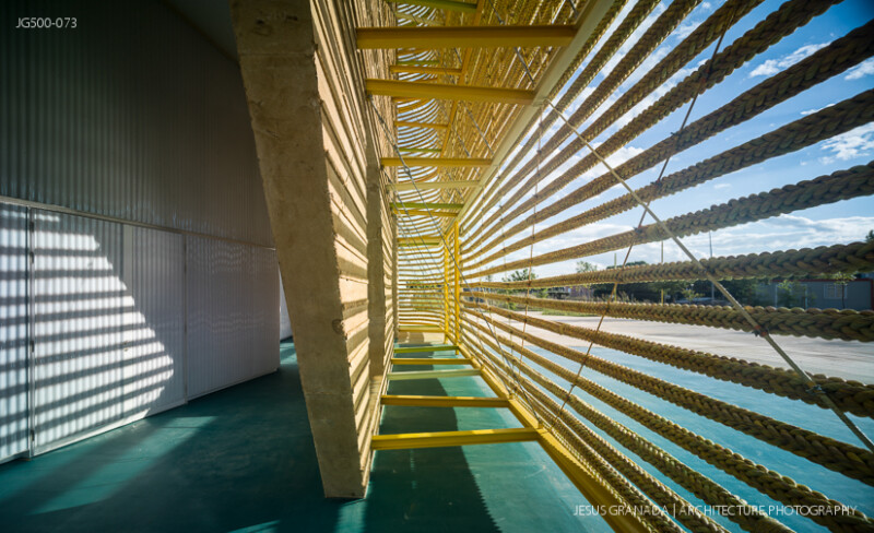 Vegas Altas Congress and Exhibition Center, Villanueva de la Serena (Spain). Pancorbo, De Villar, Chacón, Martín. Photograph by Jesús Granada.