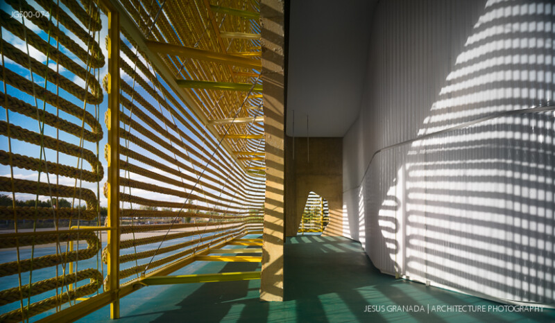 Vegas Altas Congress and Exhibition Center, Villanueva de la Serena (Spain). Pancorbo, De Villar, Chacón, Martín. Photograph by Jesús Granada.