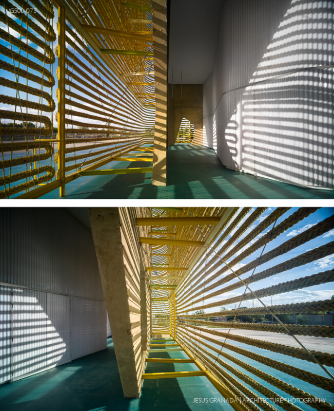 Vegas Altas Congress and Exhibition Center, Villanueva de la Serena (Spain). Pancorbo, De Villar, Chacón, Martín. Photograph by Jesús Granada.