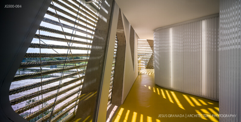 Vegas Altas Congress and Exhibition Center, Villanueva de la Serena (Spain). Pancorbo, De Villar, Chacón, Martín. Photograph by Jesús Granada.