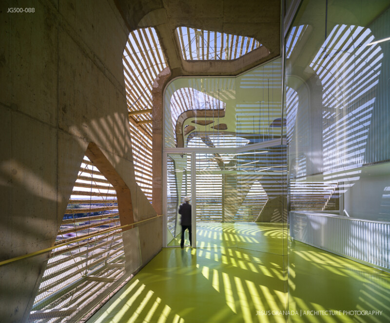 Vegas Altas Congress and Exhibition Center, Villanueva de la Serena (Spain). Pancorbo, De Villar, Chacón, Martín. Photograph by Jesús Granada.