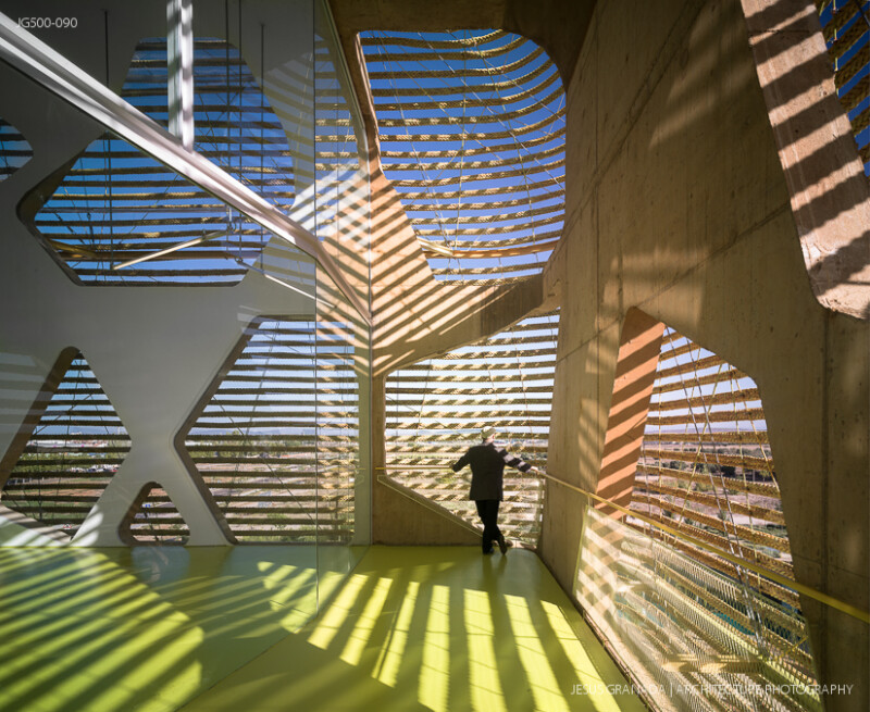 Vegas Altas Congress and Exhibition Center, Villanueva de la Serena (Spain). Pancorbo, De Villar, Chacón, Martín. Photograph by Jesús Granada.