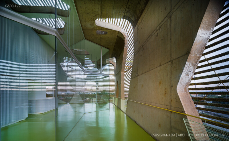 Vegas Altas Congress and Exhibition Center, Villanueva de la Serena (Spain). Pancorbo, De Villar, Chacón, Martín. Photograph by Jesús Granada.