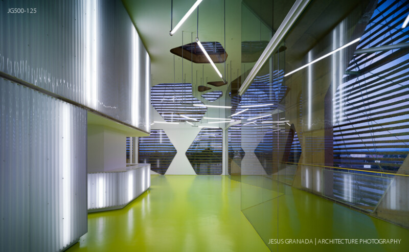 Vegas Altas Congress and Exhibition Center, Villanueva de la Serena (Spain). Pancorbo, De Villar, Chacón, Martín. Photograph by Jesús Granada.