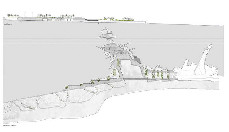 Plaza del Mar en el Toyo (Almería)