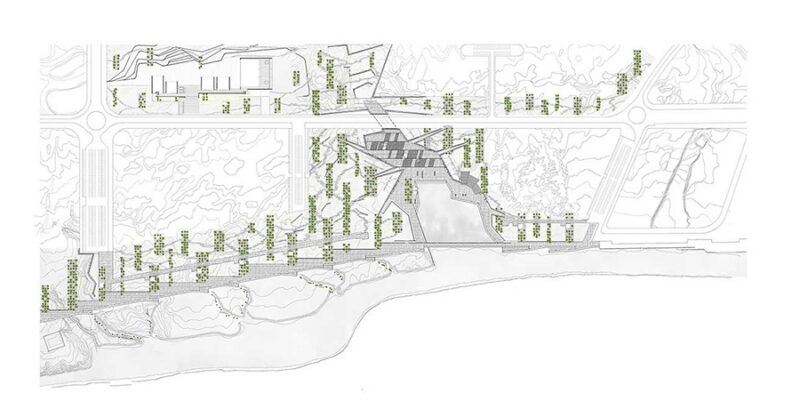 Plaza del Mar en el Toyo (Almería)