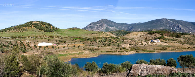 Paisaje de Canoas en Zahara de la Sierra (Cádiz)