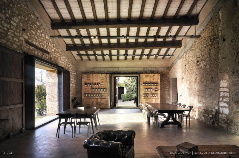 Sala de Catas y Zona de Recepción de las Bodegas Contino