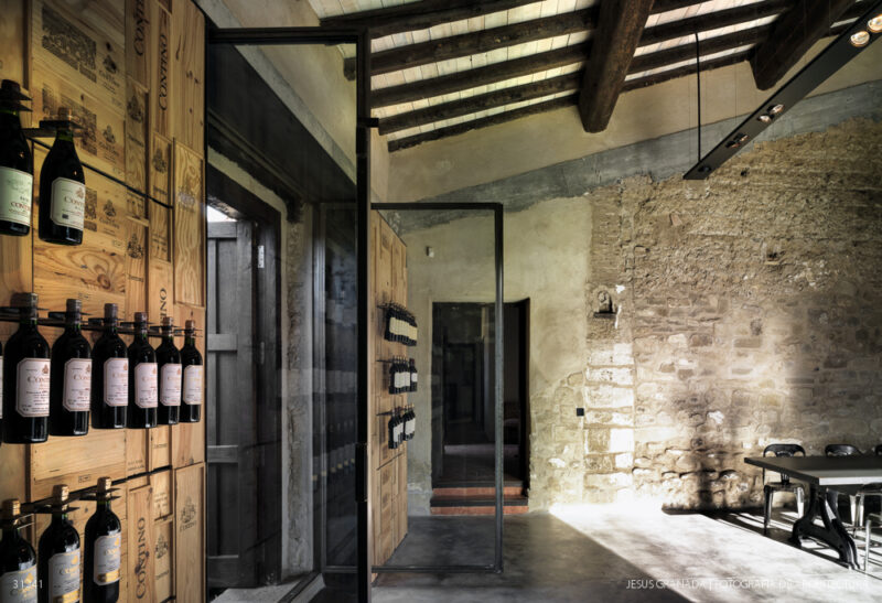 Sala de Catas y Zona de Recepción de las Bodegas Contino