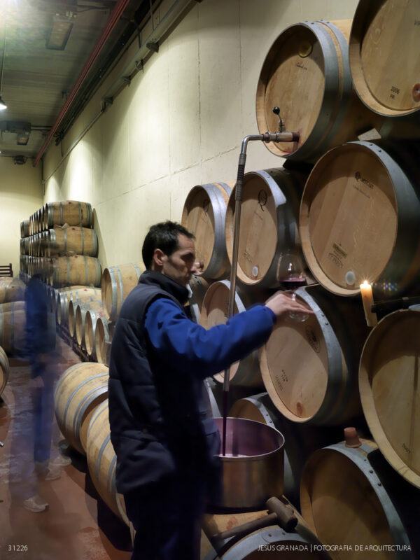 Sala de Catas y Zona de Recepción de las Bodegas Contino