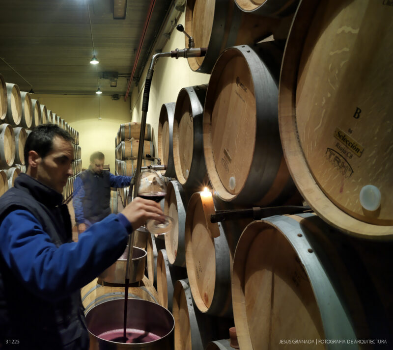 Sala de Catas y Zona de Recepción de las Bodegas Contino