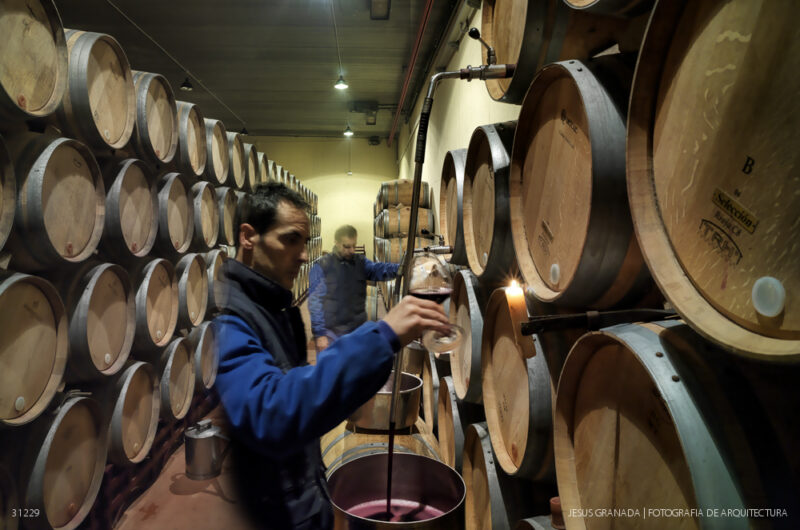 Sala de Catas y Zona de Recepción de las Bodegas Contino