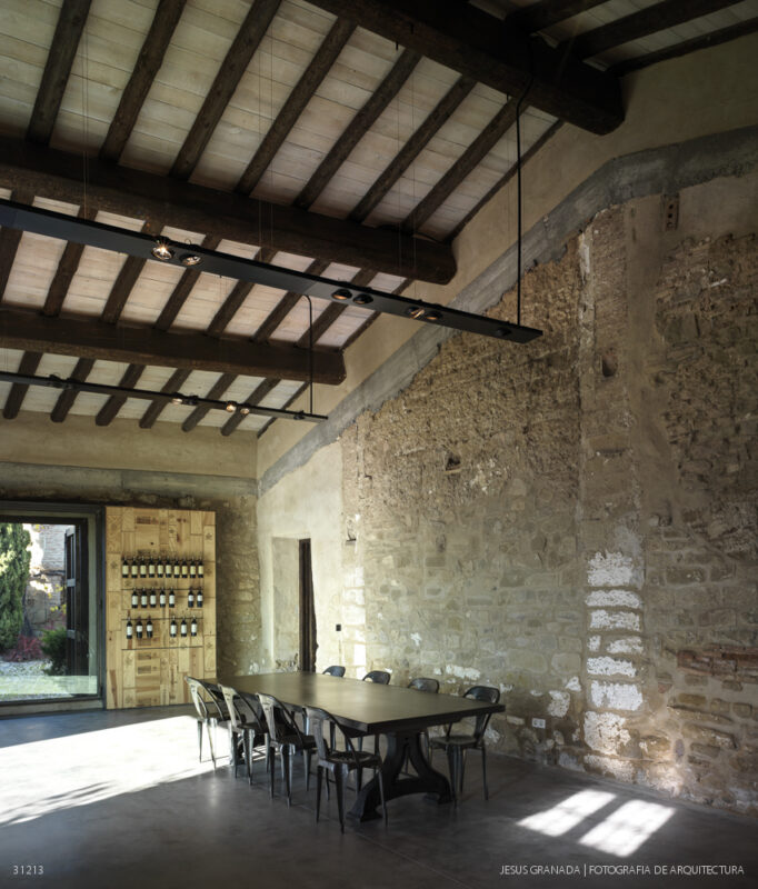 Sala de Catas y Zona de Recepción de las Bodegas Contino