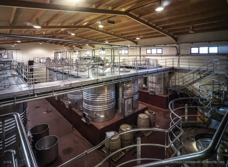 Sala de Catas y Zona de Recepción de las Bodegas Contino