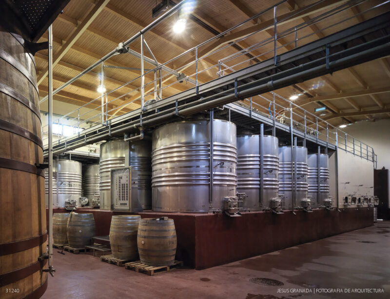 Sala de Catas y Zona de Recepción de las Bodegas Contino