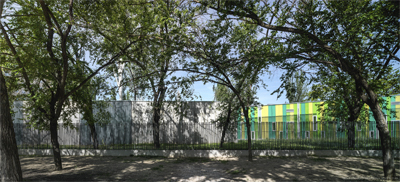 Escuela en el parque