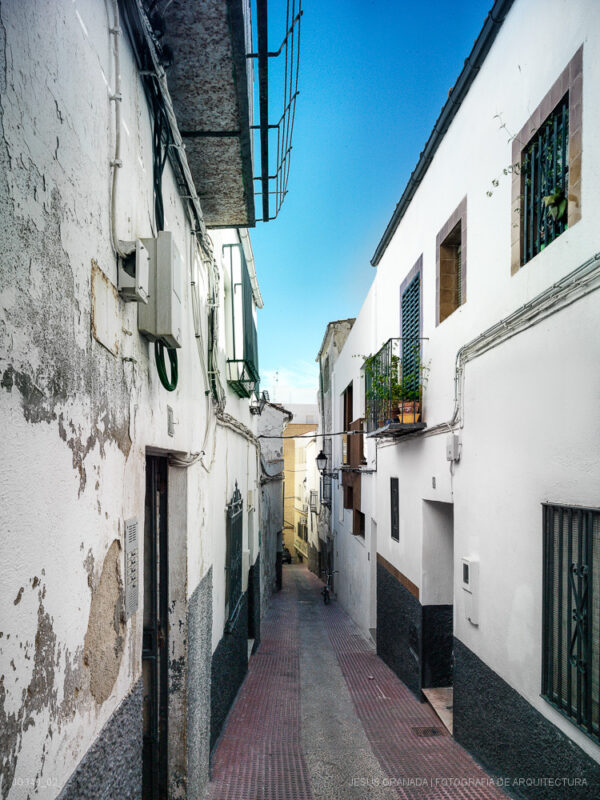 Casa verde , casa amarilla y un patio