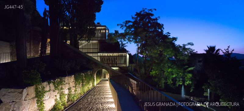 Accesos y jardines al recreo de Castilla