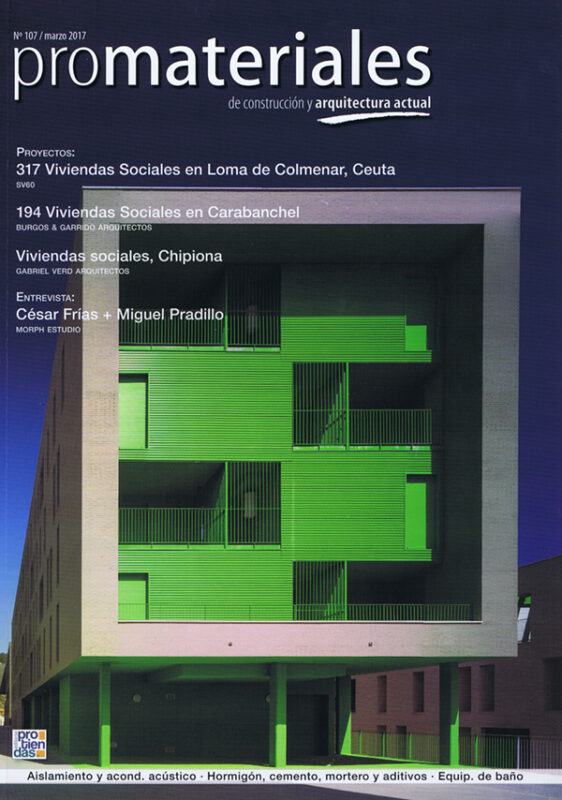 Promateriales | Viviendas en Ceuta, Antonio González Liñán