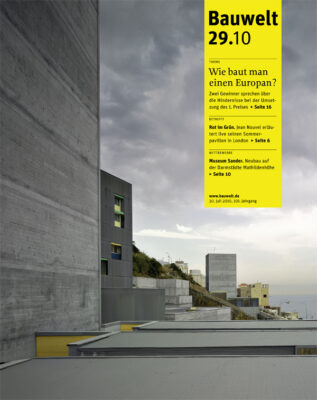 Bauwelt 07.2010