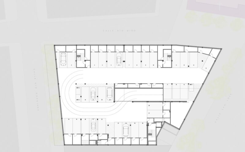 Viviendas públicas junto al cementerio de Chipiona