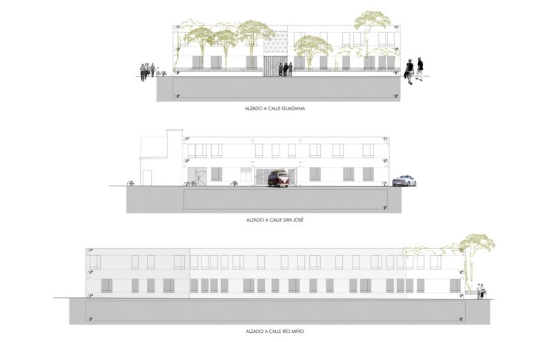 Viviendas públicas junto al cementerio de Chipiona
