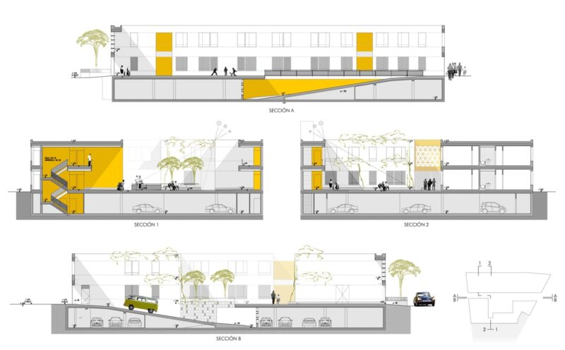 Viviendas públicas junto al cementerio de Chipiona