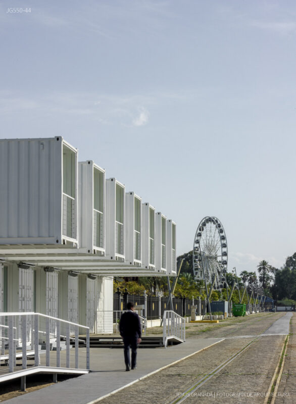 Terminal de cruceros del puerto de Sevilla