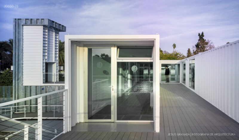 Terminal de cruceros del puerto de Sevilla