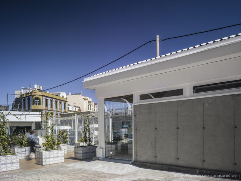 Churrería en el mercado de Melilla