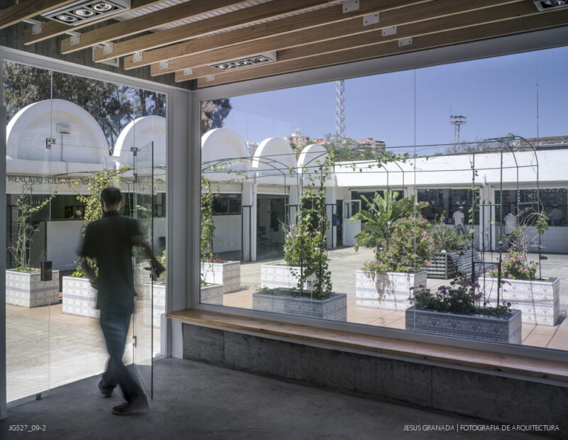 Churrería en el mercado de Melilla