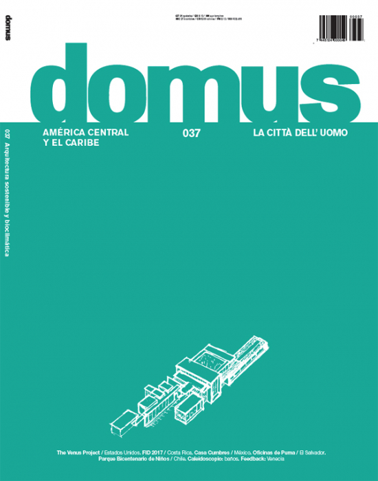 Portada revista Domus | Publicado grupo Puma Energy El Salvador obra de Pardo Nebreda
