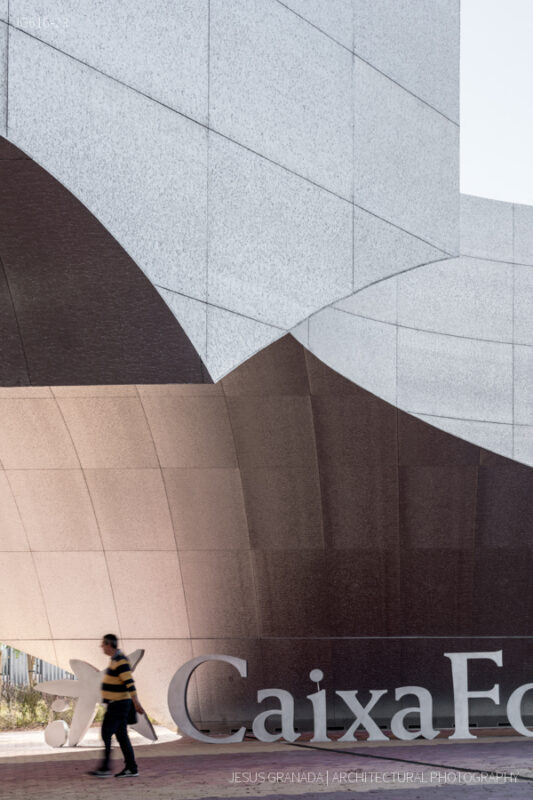 Caixaforum Sevilla. Marquesina de acceso. Detalle.