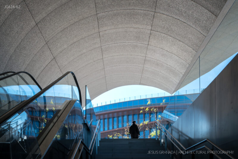 Caixaforum Sevilla. Acceso bajo marquesina.