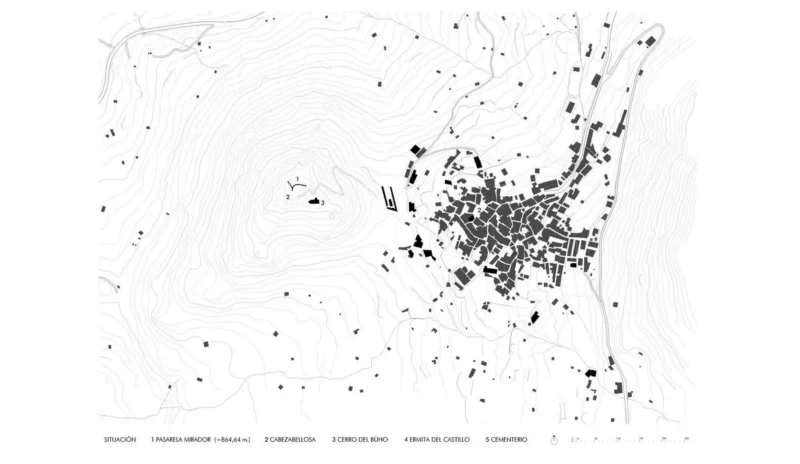 MIRADOR-CABEZABELLOSA-CACERES-ACID-ACERO Mirador del Castillo en Cabezabellosa, (Cáceres) España