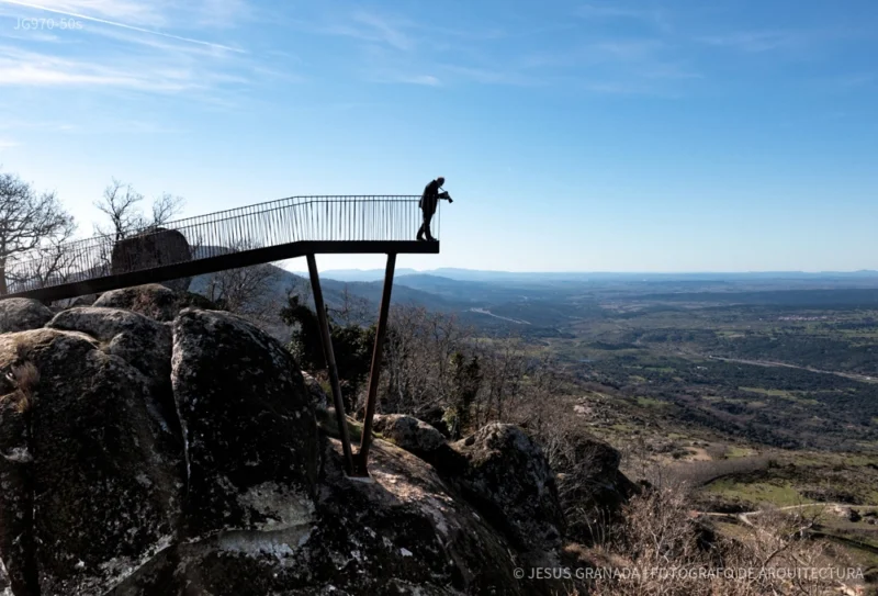 MIRADOR-CABEZABELLOSA-CACERES-ACID-ACERO-JG970-50s-3 Mirador del Castillo en Cabezabellosa, (Cáceres) España