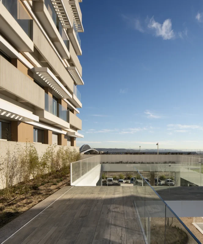 JG929-17 Conjunto residencial en Valdebebas, Madrid, España.